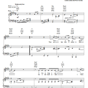 Colbie Caillat Break Through Musik Noten - Piano, Vocal & Guitar Chords - 72703-0