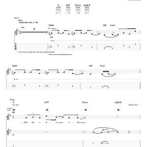 Colbie Caillat Capri Musik Noten - Guitar Tab - 63993-0