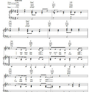 Colbie Caillat I Never Told You Musik Noten - Piano, Vocal & Guitar Chords - 72700-0