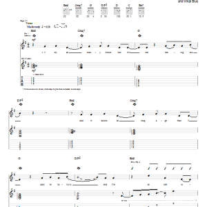 Colbie Caillat One Fine Wire Musik Noten - Guitar Tab - 63985-0