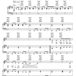 Colbie Caillat Runnin' Around Musik Noten - Piano, Vocal & Guitar Chords - 72702-0