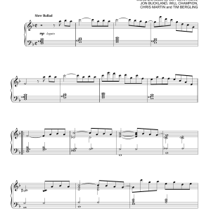 Coldplay A Sky Full Of Stars [Jazz version] Musik Noten - Piano Solo - 161928-0