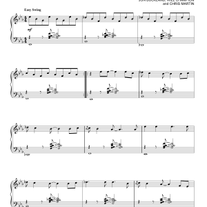 Coldplay Clocks [Jazz version] Musik Noten - Piano Solo - 161918-0