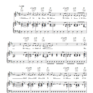 Coldplay Glass Of Water Musik Noten - Piano, Vocal & Guitar Chords - 45401-0
