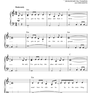 Coldplay Rush Of Blood (A Rush Of Blood To The Head) Musik Noten - Easy Piano - 89379-0