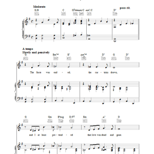 Cole Porter Get Out Of Town Musik Noten - Piano, Vocal & Guitar Chords - 39997-0