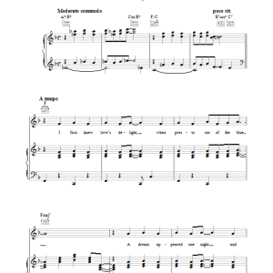Cole Porter Goodbye Little Dream Musik Noten - Piano, Vocal & Guitar Chords - 39974-0
