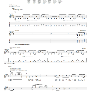 Collective Soul Listen Musik Noten - Guitar Tab - 64311-0