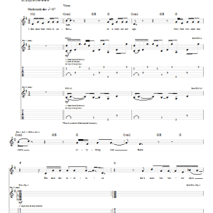 Collective Soul She Said Musik Noten - Guitar Tab - 64315-0