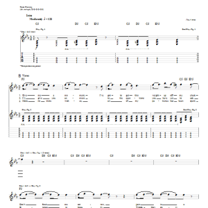 Collective Soul Where The River Flows Musik Noten - Guitar Tab - 64320-0