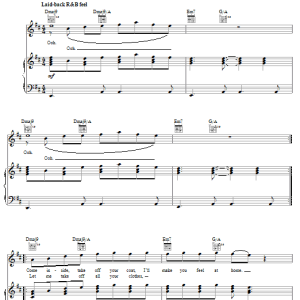 Color Me Badd I Wanna Sex You Up Musik Noten - Piano, Vocal & Guitar Chords - 64560-0