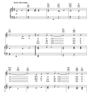 Congan Folksong Kumbaya Musik Noten - Piano, Vocal & Guitar Chords - 69148-0