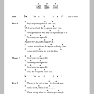 Cornershop Lessons Learned From Rocky I To Rocky III Musik Noten - Guitar Chords/Lyrics - 104757-0