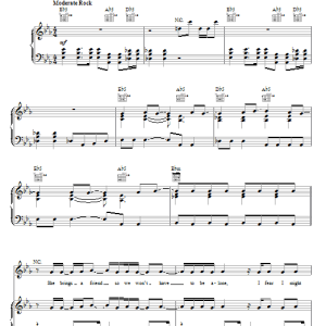 Counting Crows Hanging Tree Musik Noten - Piano, Vocal & Guitar Chords - 67836-0