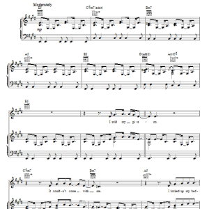 Counting Crows Washington Square Musik Noten - Piano, Vocal & Guitar Chords - 67833-0