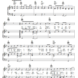 Counting Crows You Can't Count On Me Musik Noten - Piano, Vocal & Guitar Chords - 67835-0