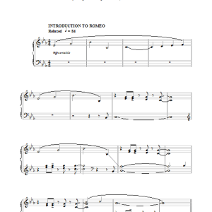 Craig Armstrong Introduction To Romeo - Morning Breaks (from Romeo And Juliet) Musik Noten - Piano Solo - 37675-0