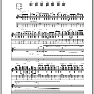 Creed Sister Musik Noten - Guitar Tab - 99954-0