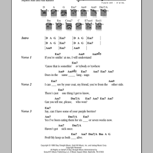 Crosby, Stills & Nash Wooden Ships Musik Noten - Guitar Chords/Lyrics - 153806-0