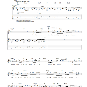 Crossfade The Deep End Musik Noten - Guitar Tab - 51179-0
