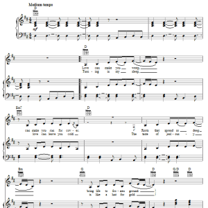 Crowded House Something So Strong Musik Noten - Guitar Chords/Lyrics - 81423-0