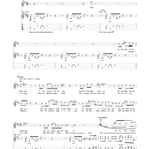 Cry Of Love Peace Pipe Musik Noten - Guitar Tab - 89273-0