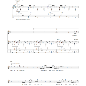 Cry Of Love Too Cold In The Winter Musik Noten - Guitar Tab - 89275-0