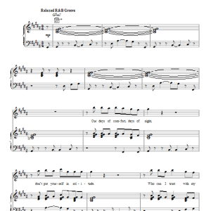 Curtis Mayfield Kung Fu Musik Noten - Piano, Vocal & Guitar Chords - 96087-0
