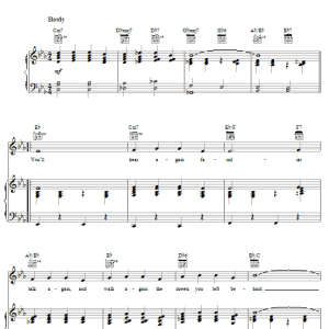 Cy Coleman You're Far Away From Home Musik Noten - Piano, Vocal & Guitar Chords - 59694-0