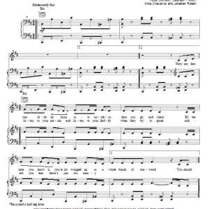 D12 Lies & Rumors Musik Noten - Piano, Vocal & Guitar Chords - 51428-0