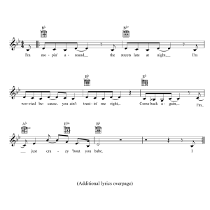 Daddy Cool Come Back Again Musik Noten - Lead Sheet / Fake Book - 38944-0