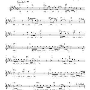 Dan Nichols Dodi Li Musik Noten - Lead Sheet / Fake Book - 65978-0