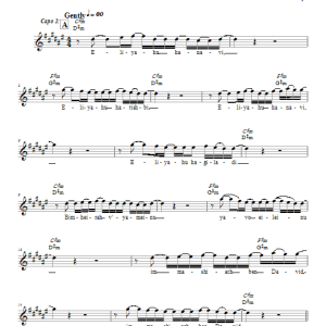Dan Nichols Eliyahu HaNavi Musik Noten - Lead Sheet / Fake Book - 65975-0