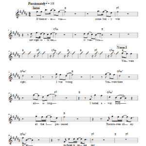 Dan Nichols It Was You Musik Noten - Lead Sheet / Fake Book - 66141-0