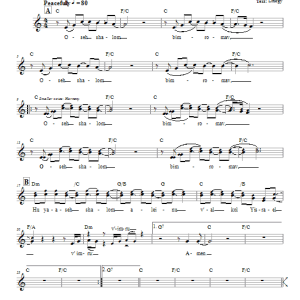 Dan Nichols Oseh Shalom Musik Noten - Lead Sheet / Fake Book - 66192-0
