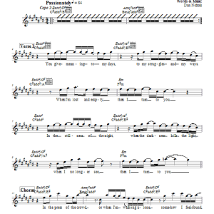 Dan Nichols Turn to You Musik Noten - Lead Sheet / Fake Book - 66363-0