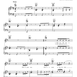 D'Angelo (Untitled) How Does It Feel Musik Noten - Piano, Vocal & Guitar Chords - 157322-0