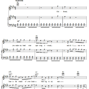 Daniel Bedingfield Girlfriend Musik Noten - Piano, Vocal & Guitar Chords - 24944-0
