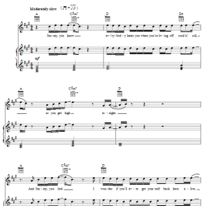 Daniel Powter Jimmy Gets High Musik Noten - Piano, Vocal & Guitar Chords - 56302-0