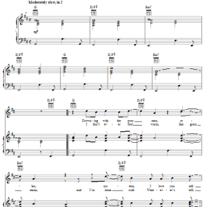 Daniel Powter Styrofoam Musik Noten - Piano, Vocal & Guitar Chords - 56306-0