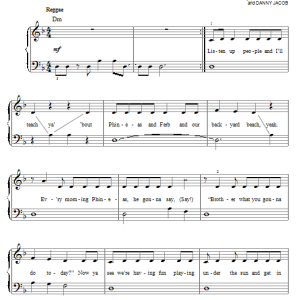 Danny Jacob Backyard Beach Musik Noten - Easy Piano - 88422-0