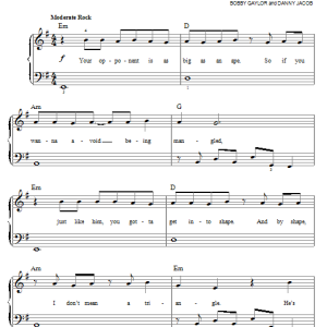 Danny Jacob He's A Bully Musik Noten - Easy Piano - 88427-0