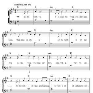 Danny Jacob Little Brothers Musik Noten - Easy Piano - 88443-0