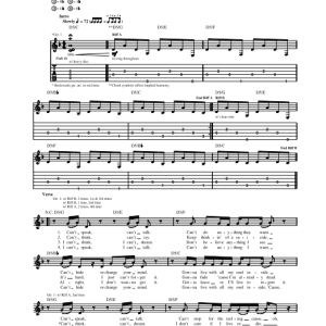 Danzig Cantspeak Musik Noten - Guitar Tab - 69290-0