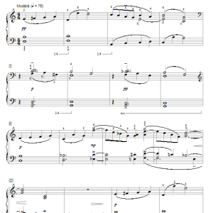 Darius Milhaud Candy Musik Noten - Educational Piano - 76214-0