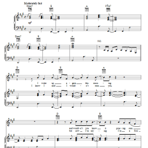 Darius Rucker Come Back Song Musik Noten - Piano, Vocal & Guitar Chords - 77003-0