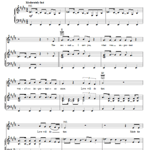 Darius Rucker Love Will Do That Musik Noten - Piano, Vocal & Guitar Chords - 83083-0