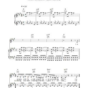 Darren Hayes On The Verge Of Something Wonderful Musik Noten - Piano, Vocal & Guitar Chords - 38843-0