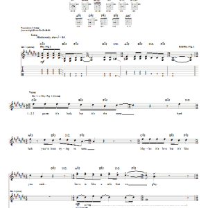 Dashboard Confessional Ghost Of A Good Thing Musik Noten - Guitar Tab - 31310-0