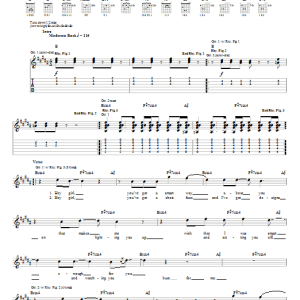 Dashboard Confessional Hey Girl Musik Noten - Guitar Tab - 31312-0